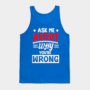 Ask me about why  you're wrong saying Tank Top